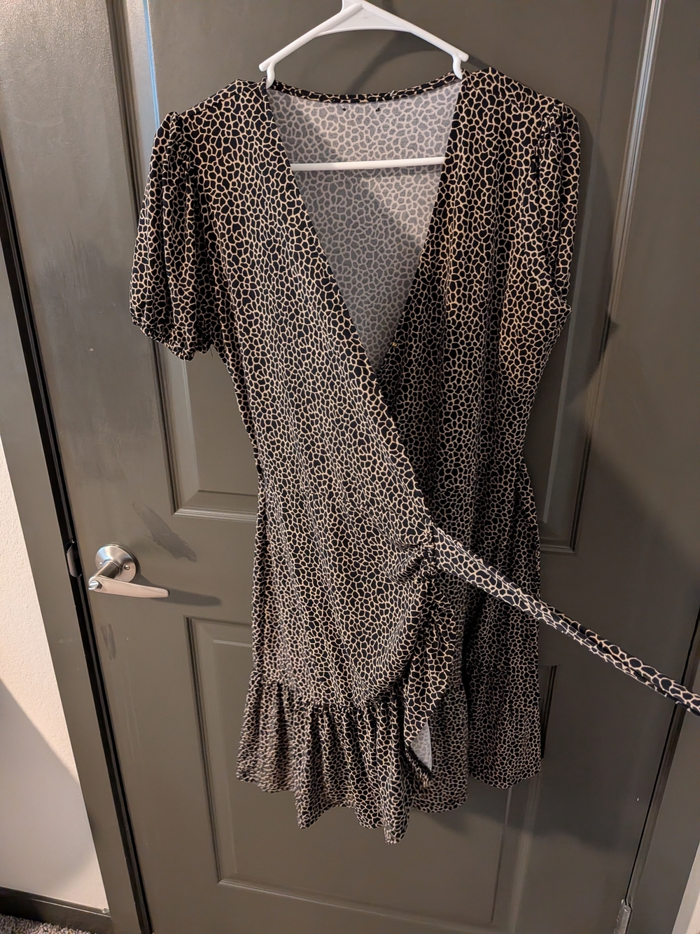 MICHAEL KORS Printed Wrap Dress - Women's Short Sleeve